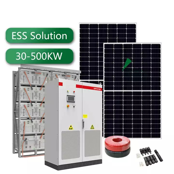 Système solaire complet de Kit System 30KW de panneau solaire d'hybride du système solaire 30kW 150kW 300kW