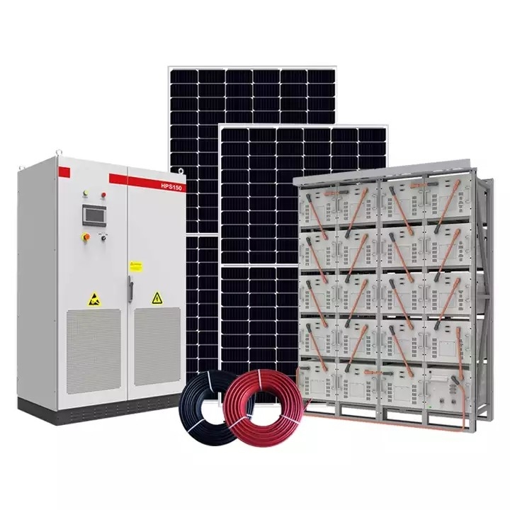 Système solaire complet de Kit System 30KW de panneau solaire d'hybride du système solaire 30kW 150kW 300kW