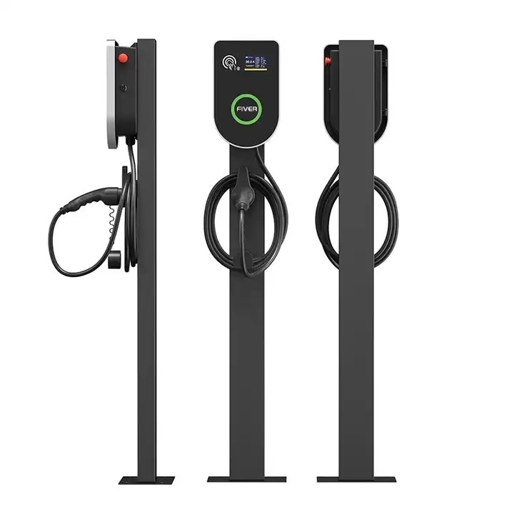 borne de recharge 32A EV OCPP 1.6 Smart Wallbox 22KW avec communication Wifi 4G