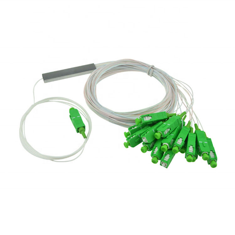 Tube en acier optique optique Mini Type du diviseur 0.9mm de PLC de fibre de PSM 1X16
