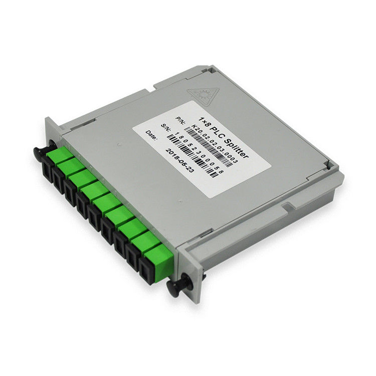 type optique DIN 1X8-PLC de la cassette 1*8 de diviseur de PLC de fibre de Sc/RPA de 1m