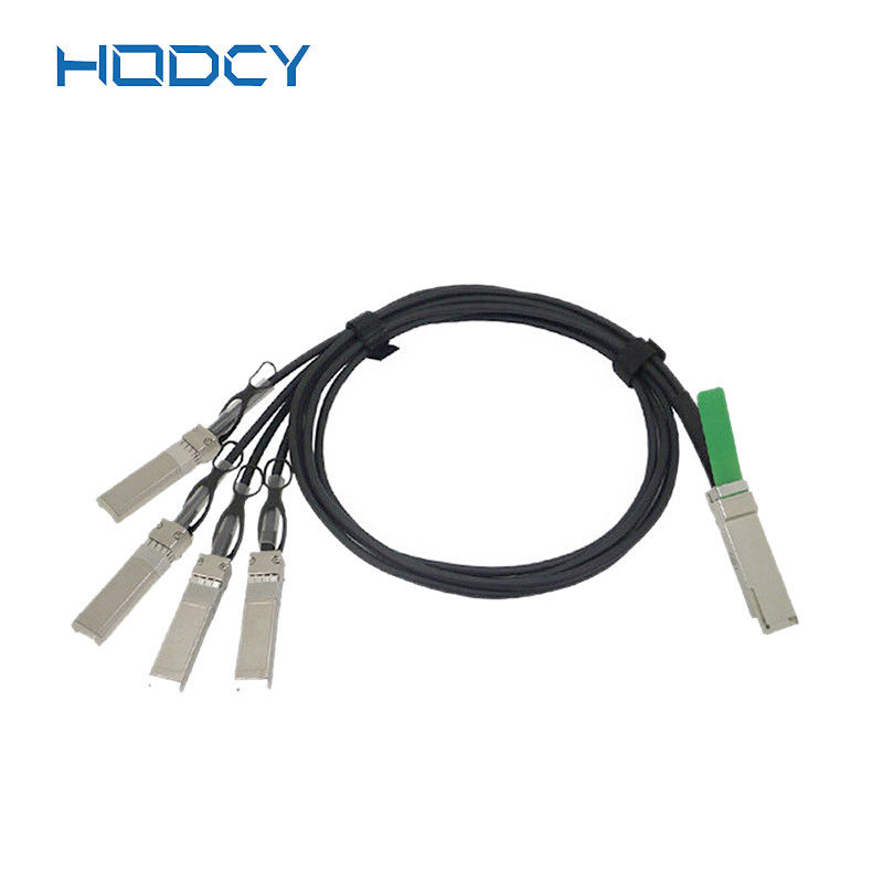câble à fibres optiques actif de 40G QSFP+TO SFP+AOC/câble d'évasion pour Data Center