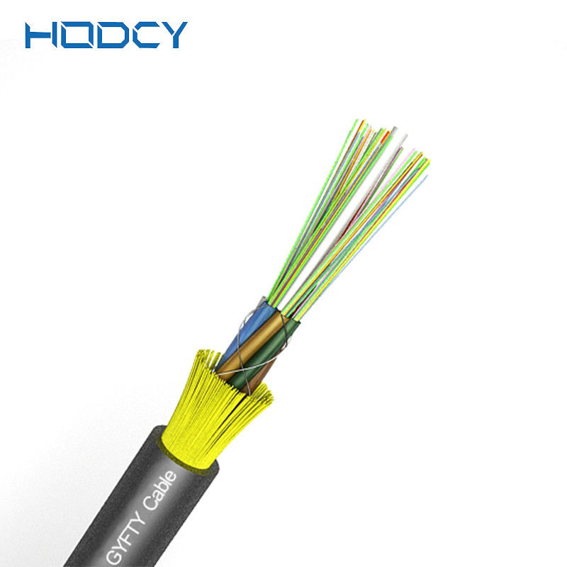Porteur central aérien à haute tension extérieur du câble optique G657A G652D FRP de fibre de GYFTY