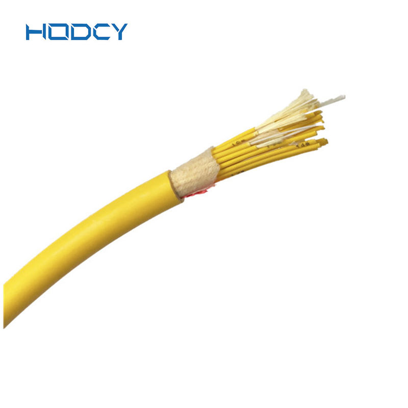 Structure lâche optique d'intérieur unimodale de tube du câble GJFJV 1-12cores de la fibre OS2