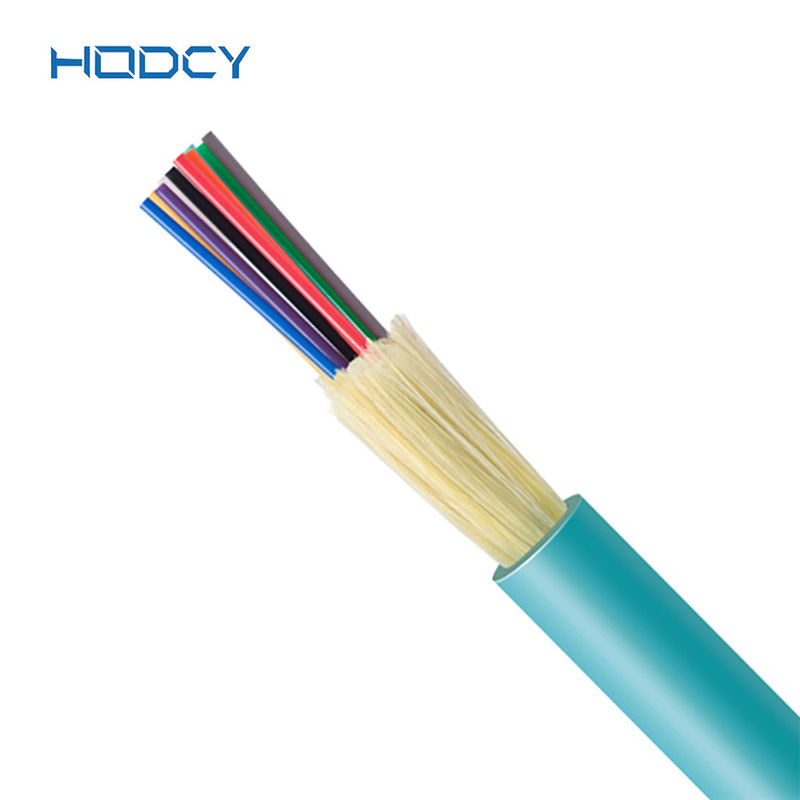 câble d'intérieur Aqua Color de fibre multimode du câble optique de fibre de 0.9mm/OM4 OM3