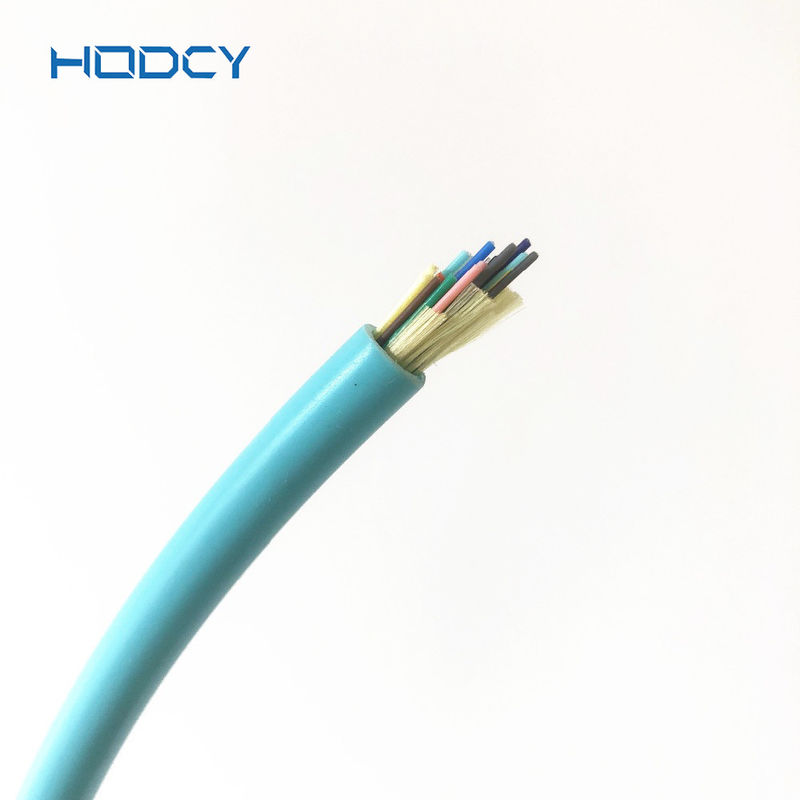 câble d'intérieur Aqua Color de fibre multimode du câble optique de fibre de 0.9mm/OM4 OM3