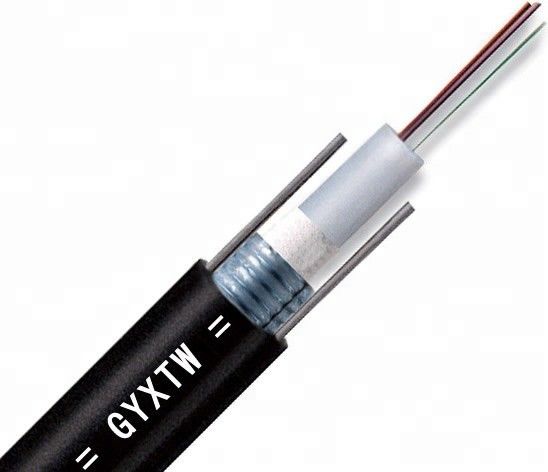 2-24 parallèle blindé FRP de double de câble optique de fibre multimode du noyau GYXTW