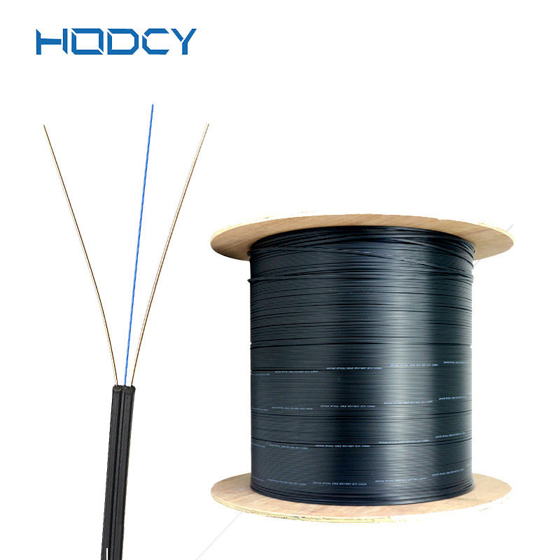 Corde de correction extérieure de câble d'interface de FTTH, câble optique autosuffisant aérien de fibre