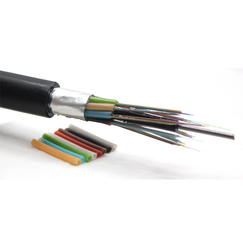 Noyau extérieur blindé G652D 250μm du câble optique GYTA 2-288 de fibre de mode unitaire