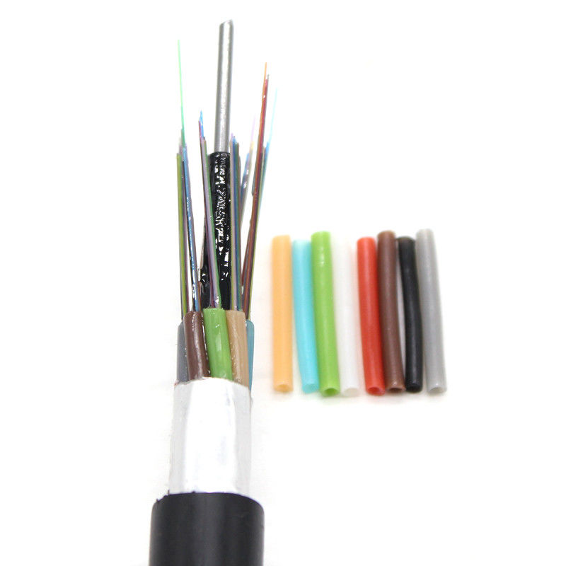 Noyau extérieur blindé G652D 250μm du câble optique GYTA 2-288 de fibre de mode unitaire