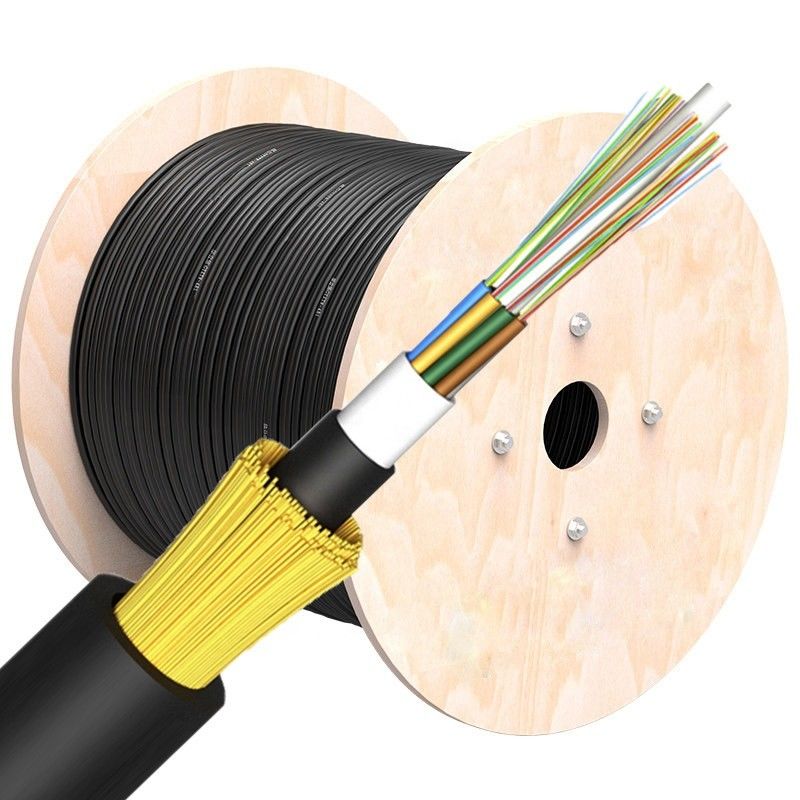aérien extérieur de mode unitaire de 2km ADSS tout le câble optique autosuffisant diélectrique de fibre