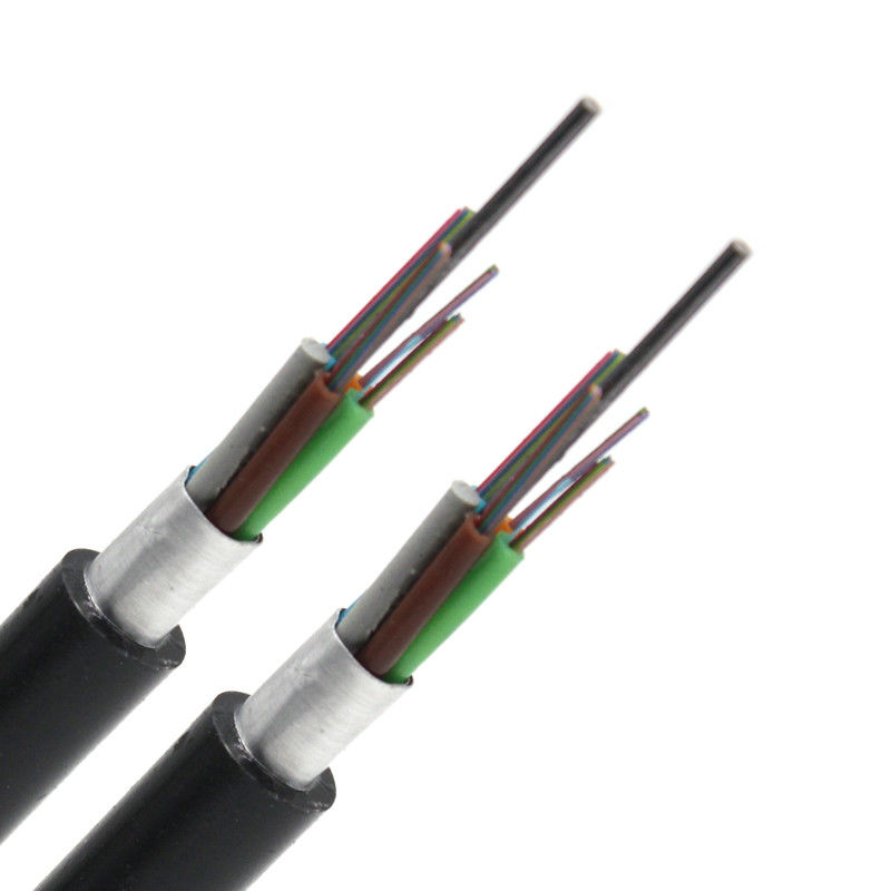 Câble optique blindé de fibre de mode unitaire de noyau de GYTA 12 avec la veste de PE