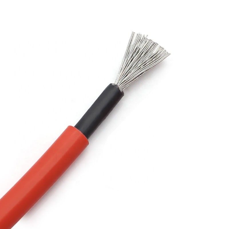 le conducteur de cuivre bidon à un noyau du câble 10mm2 solaire que XLPE a isolé le PVC a engainé le câble