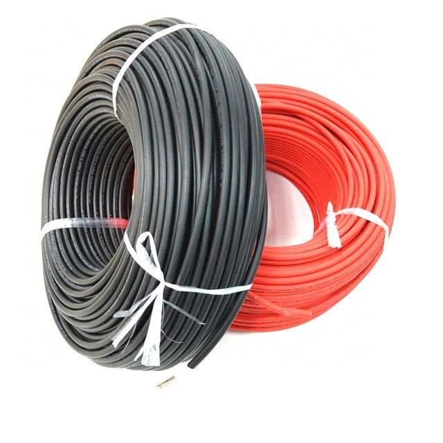 le conducteur de cuivre bidon à un noyau du câble 10mm2 solaire que XLPE a isolé le PVC a engainé le câble