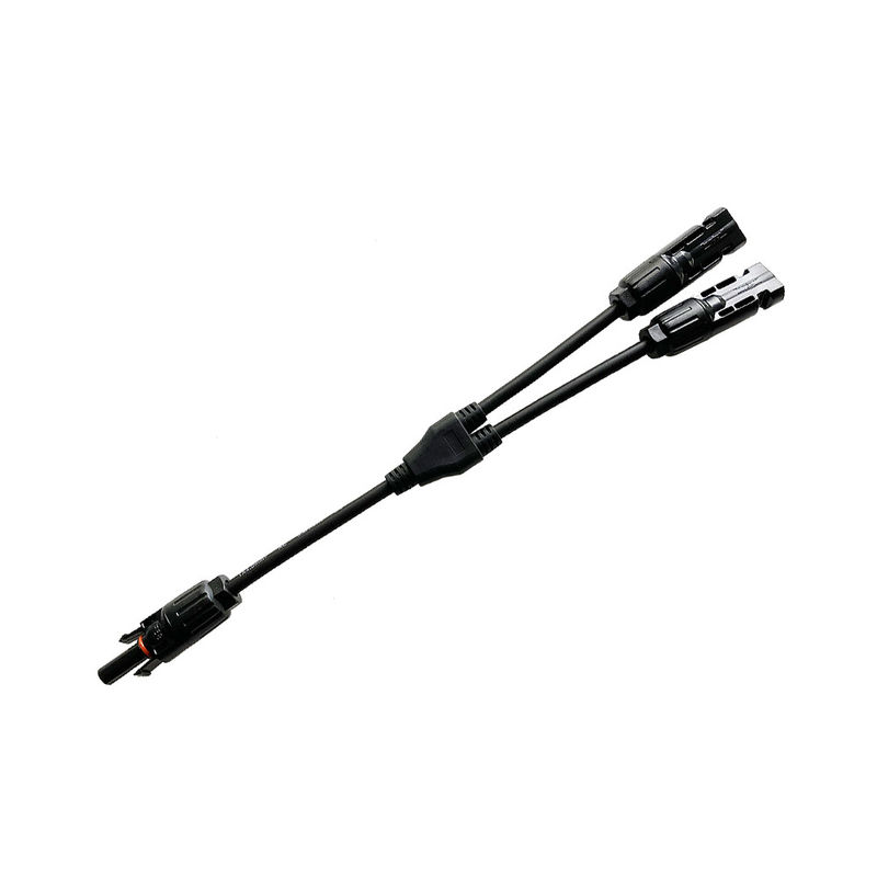 Connecteur solaire 2,5 de picovolte de branche de Y à la résistance de la lumière du soleil 6mm2 anti-vieillissement
