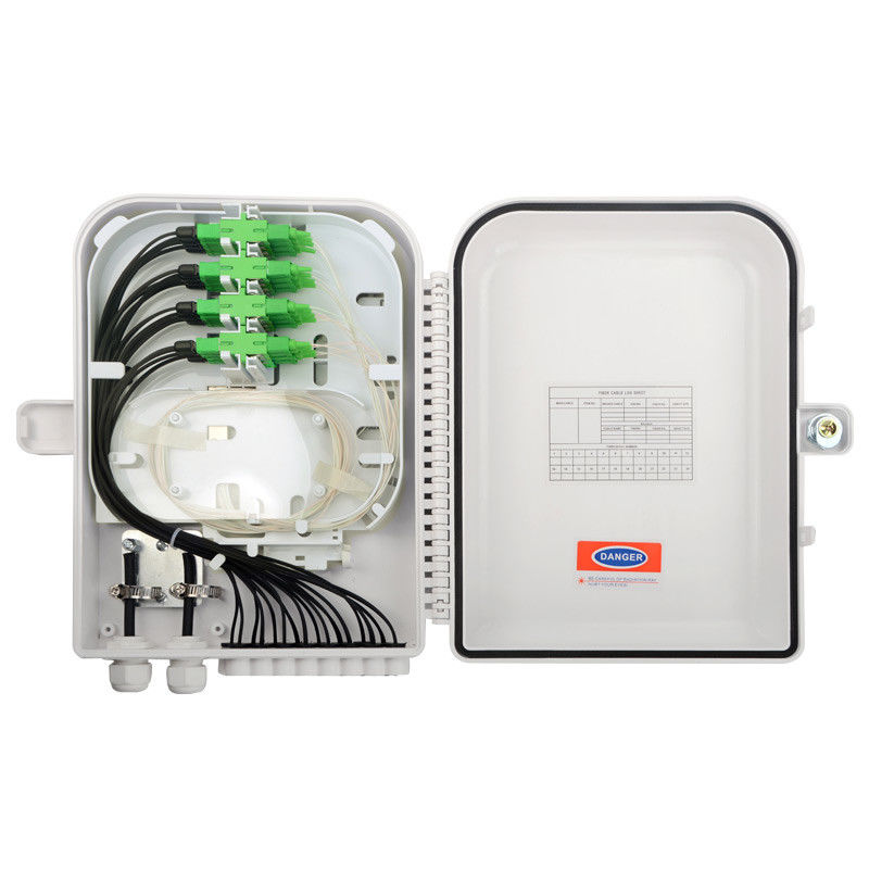 8 12 16 coffret d'extrémité optique optique de réseau de la boîte de distribution de fibre de noyau 1.2kg