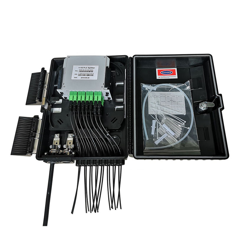 Boîte d'arrêt de réseau de ports de l'ABS FDB Nap Fiber Optic Distribution Box 16
