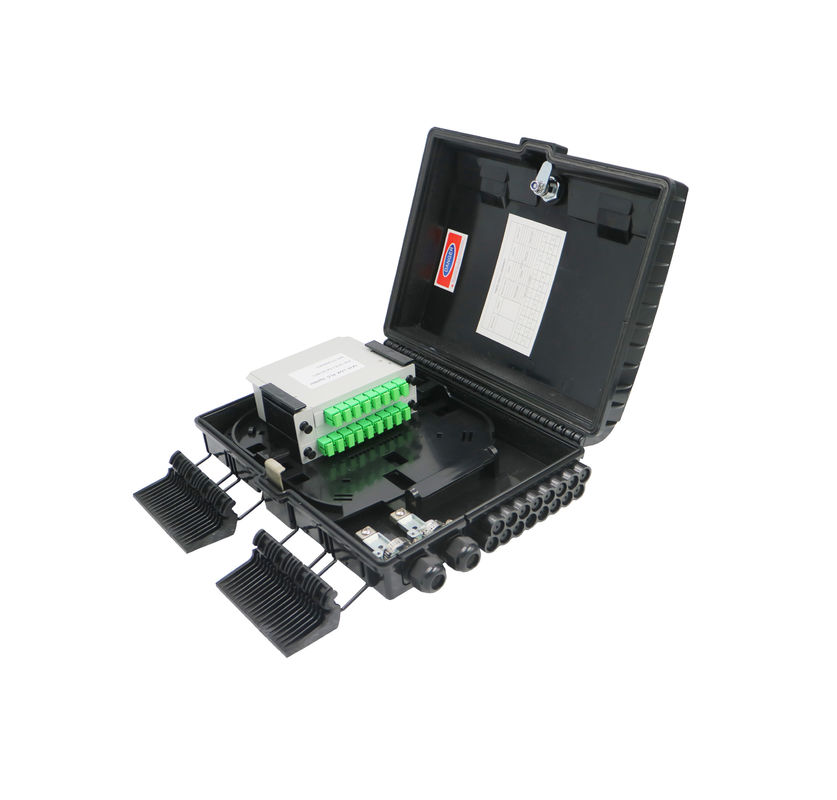 Boîte d'arrêt de réseau de ports de l'ABS FDB Nap Fiber Optic Distribution Box 16