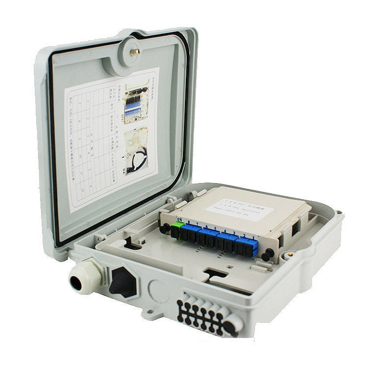 Coffret d'extrémité de distribution de l'équipement FTTH de FDB, 24 boîtes optiques de diviseur de fibre de noyau