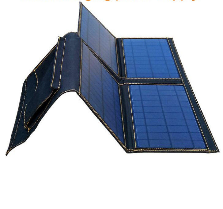 Remplissage extérieur campant du panneau solaire 5V de petit pliage imperméable portatif de 28W 24W