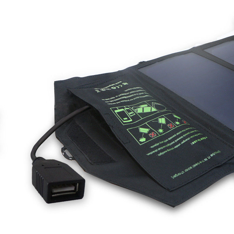 Chargeur solaire se pliant extérieur 5V portatif 10W 300g de téléphone portable de panneau de picovolte