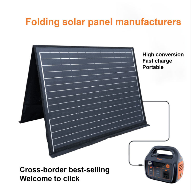 Double 100w 5V 2.1A USB pliage 2 portatif de picovolte de panneau du chargeur solaire imperméable