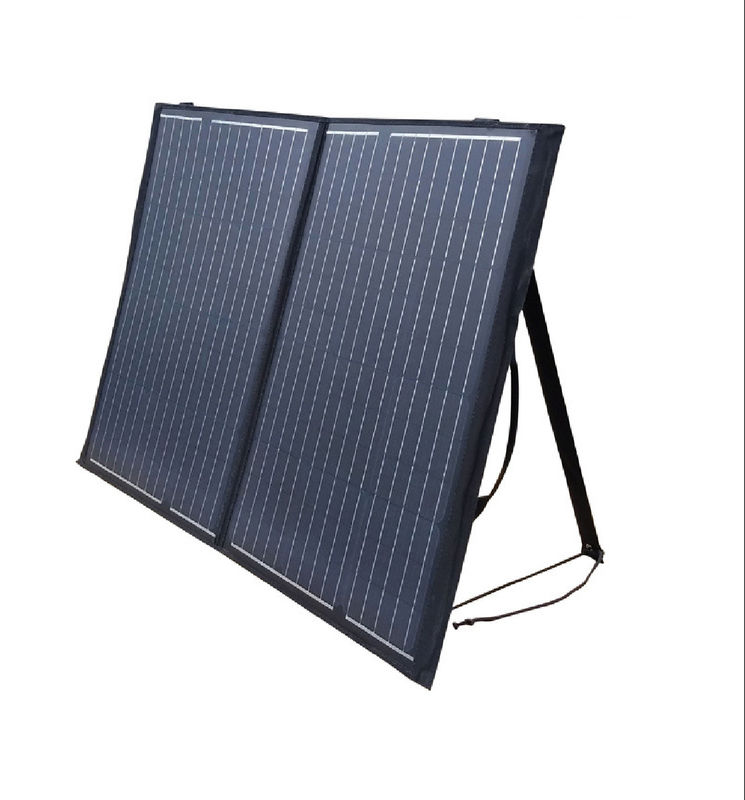 Double 100w 5V 2.1A USB pliage 2 portatif de picovolte de panneau du chargeur solaire imperméable