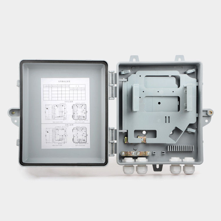 Coffret d'extrémité extérieur optique imperméable de fibre de noyau de la boîte de distribution de la fibre IP65 FTTH 12