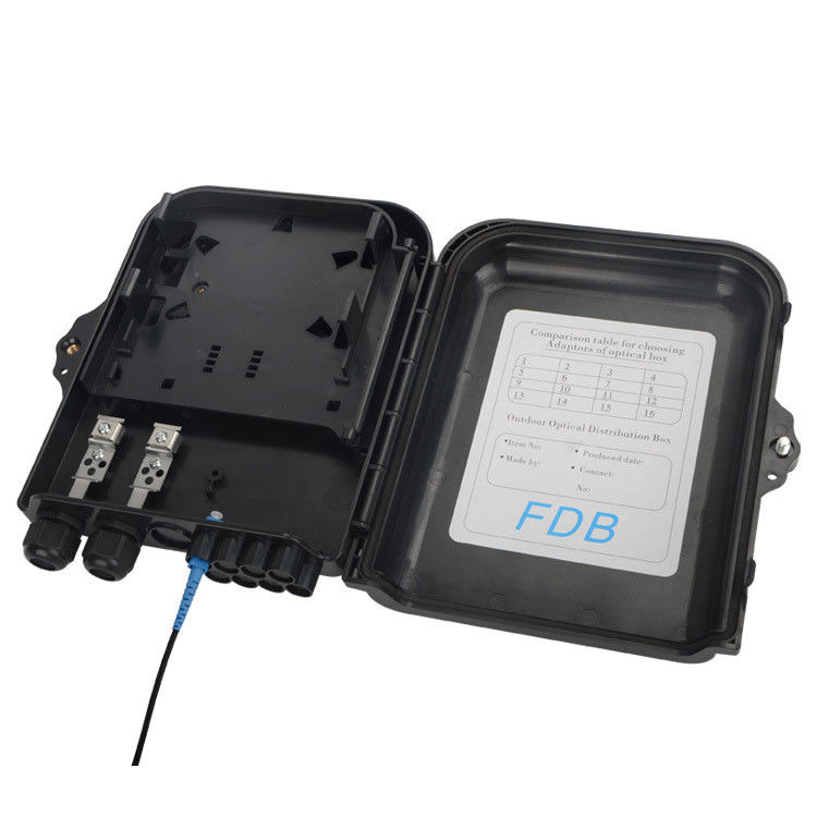 Boîte optique extérieure 1.8KG de diviseur des noyaux 1x16 FTTH de la boîte de distribution de fibre 16