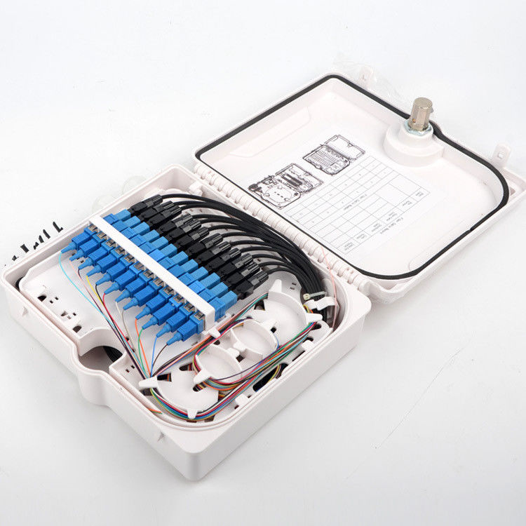 Boîte de distribution de fibre optique de support de mur 4core 12core 24core 48core 1.8KG