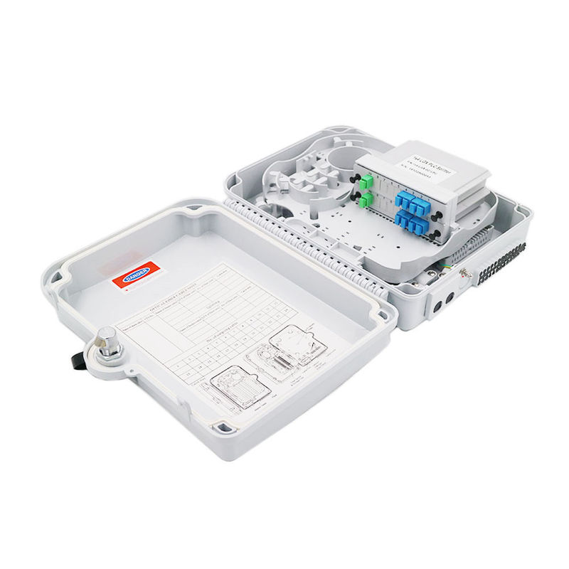 12 imperméables extérieurs de boîte de fibre optique de diviseur de PLC de 1:8 de noyau pour des réseaux de CATV