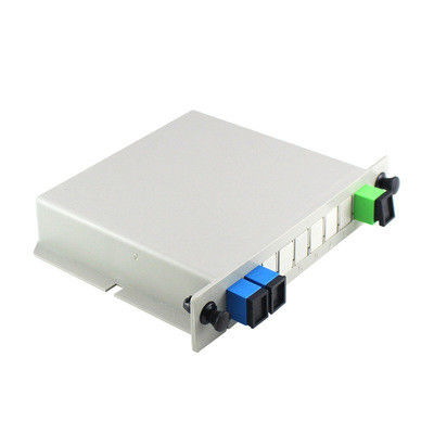 PLC optique du diviseur DIN 1X2 de PLC de fibre de Sc UPC pour le réseau de FTTX/FTTH