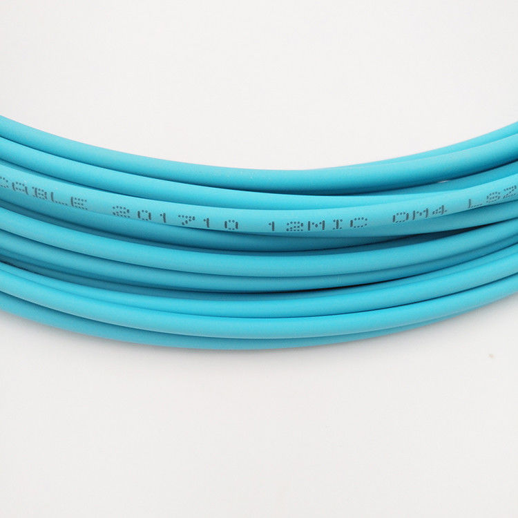 Hochiry MPO/type corde de fibres du câble 12 tronc de MTP de correction à plusieurs modes de fonctionnement de la fibre OM4 de B