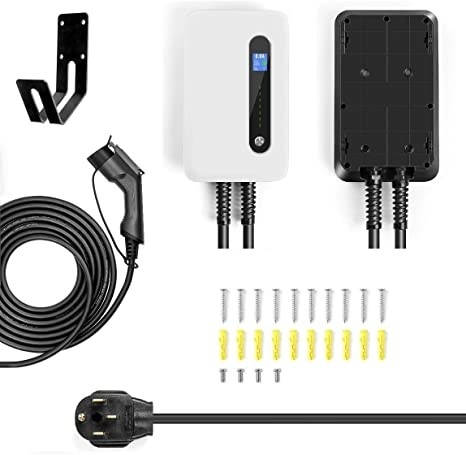 240V 9.6kW 40 station portative de chargeur du niveau 2 EV d'ampère avec la prise