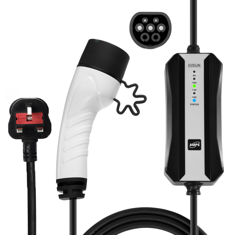 16A type - 2 chargeur rapide du chargeur CCS de voiture électrique 2 combinés portatifs