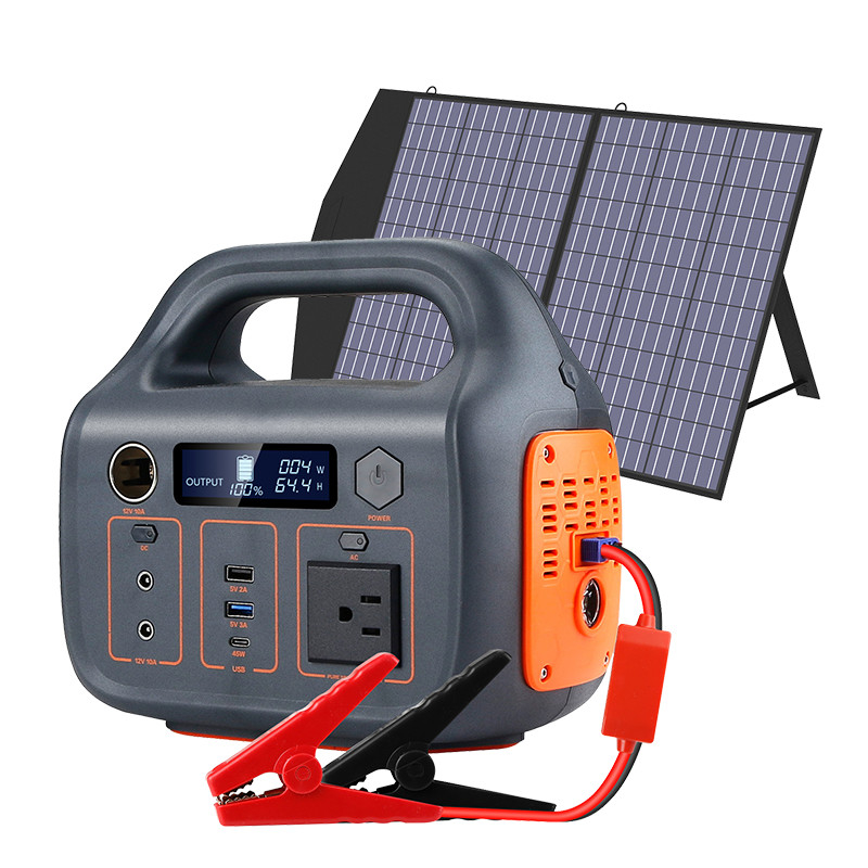 générateur portatif de banque d'énergie solaire du système 500W à énergie solaire avec la batterie au lithium rechargeable