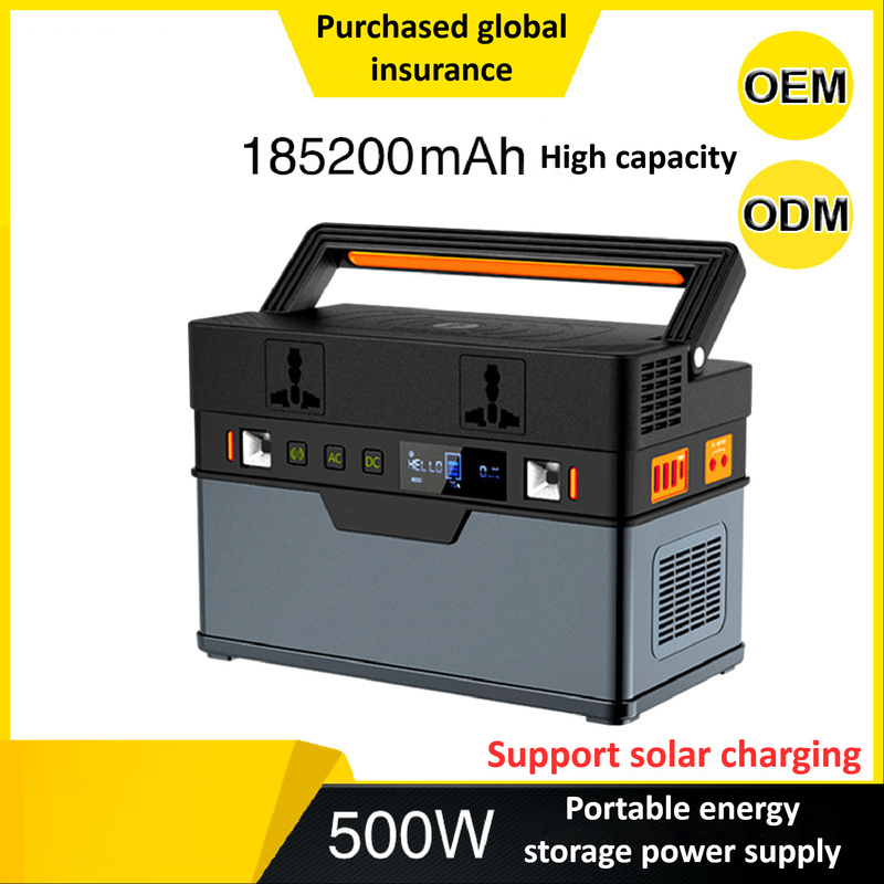 paquet mobile solaire portatif de batterie au lithium de centrale 500Wh pour le camping extérieur de rv