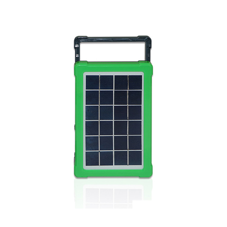 Support solaire portatif de Kit Panel For Home Emergency de groupe électrogène de lampe-torche 