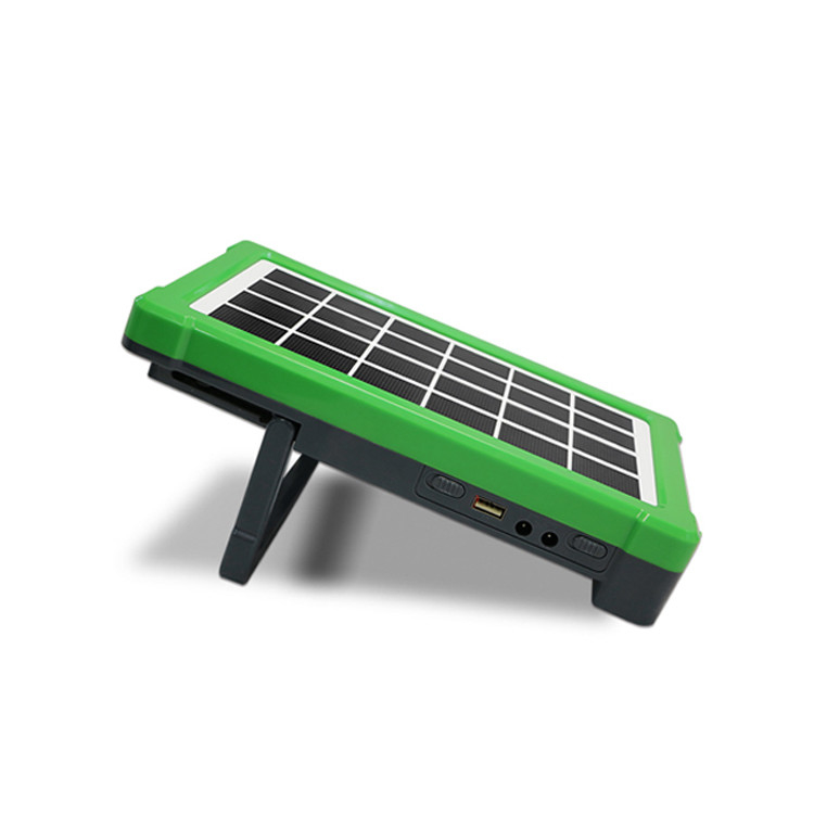 Support solaire portatif de Kit Panel For Home Emergency de groupe électrogène de lampe-torche 