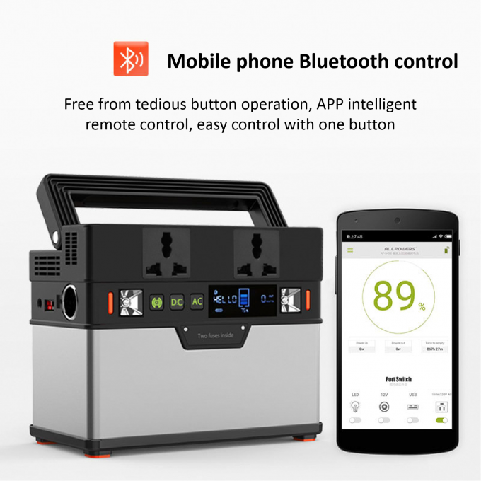 centrale portative de la batterie 185200mAh 1