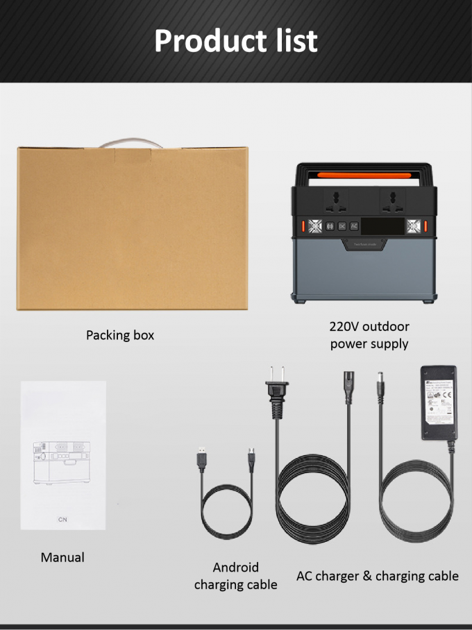 centrale portative de la batterie 185200mAh 5